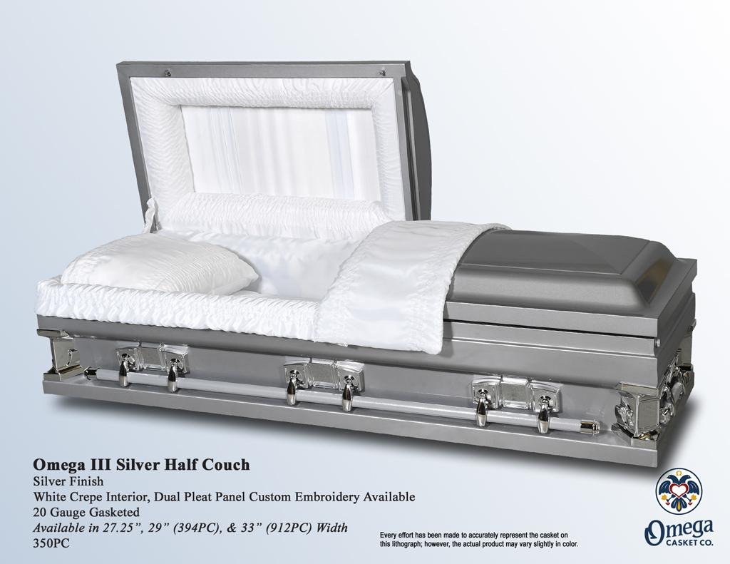 Omega III Silver Half Couch